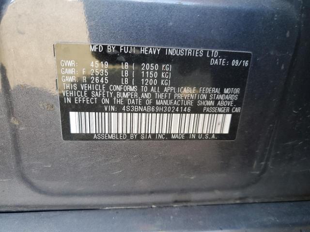 Photo 10 from auction – 2017 SUBARU LEGACY 2.5 with VIN 4S3BNAB69H3024146