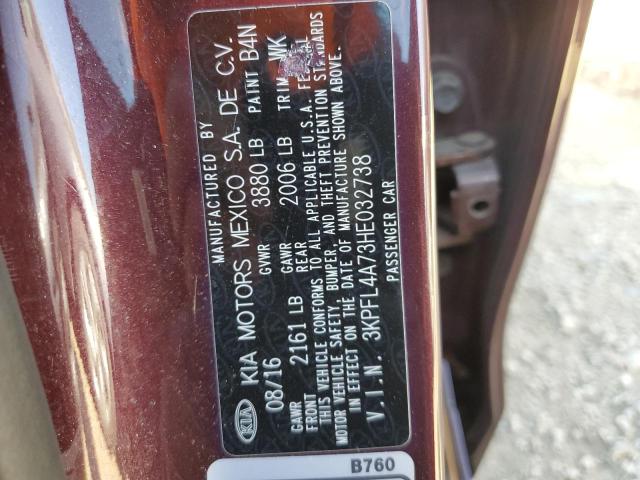 Photo 10 from auction – 2017 KIA FORTE LX with VIN 3KPFL4A73HE032738