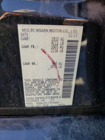 Photo 10 from auction – 2014 NISSAN ALTIMA 2.5 with VIN 1N4AL3AP4EN258093