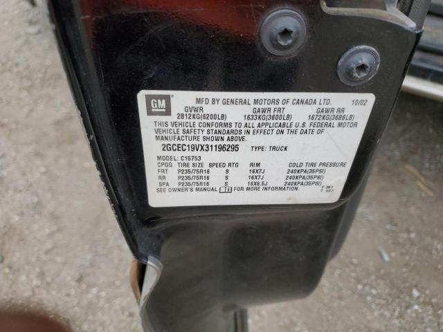 Photo 10 from auction – 2003 CHEVROLET SILVERADO with VIN 2GCEC19VX31196295