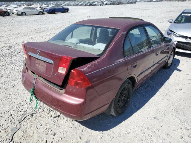 Photo 4 from auction – 2002 HONDA CIVIC EX with VIN 2HGES26732H578917