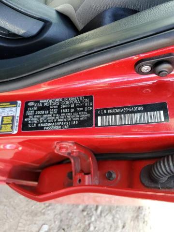 Photo 10 from auction – 2015 KIA RIO LX with VIN KNADM4A39F6491189