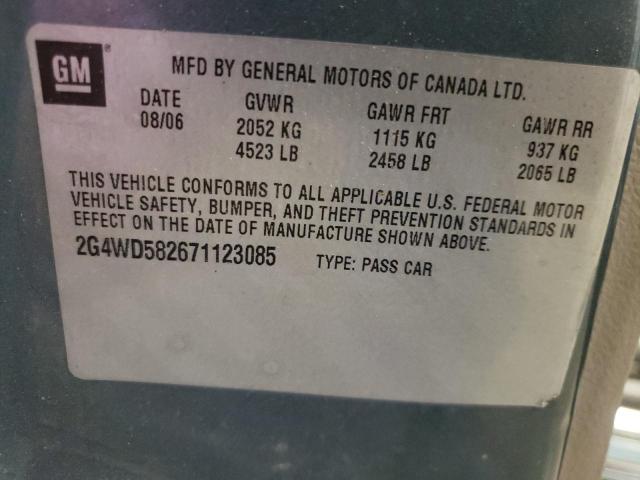 Foto 10 de la subasta – 2007 BUICK LACROSSE C con VIN 2G4WD582671123085
