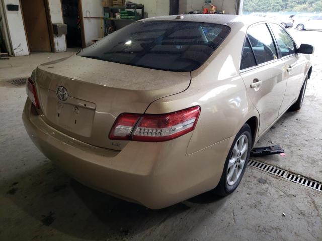 Photo 4 from auction – 2011 TOYOTA CAMRY BASE with VIN 4T1BF3EK9BU704224