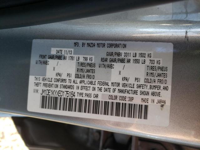 Photo 10 from auction – 2014 MAZDA MAZDA2 SPO with VIN JM1DE1KYXE0175164
