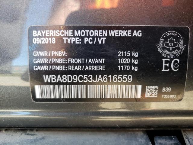 Photo 10 from auction – 2018 BMW 330 XI with VIN WBA8D9C53JA616559