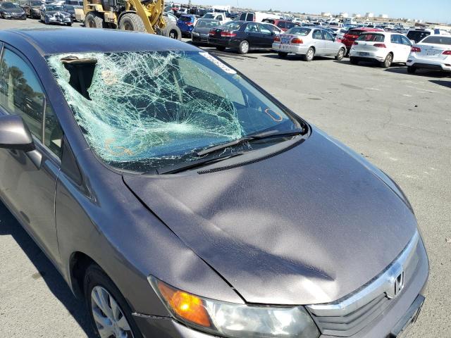 Photo 9 from auction – 2012 HONDA CIVIC LX with VIN 19XFB2F57CE390531