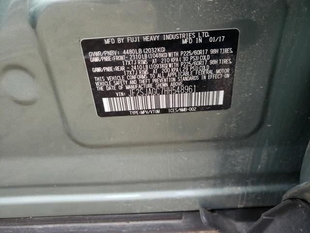 Photo 10 from auction – 2017 SUBARU FORESTER 2 with VIN JF2SJAGC7HH548961