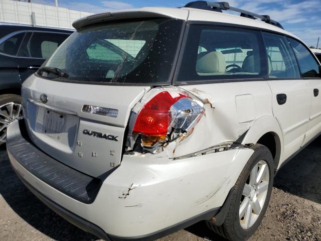 Photo 9 from auction – 2007 SUBARU LEGACY OUT with VIN 4S4BP61C377340062