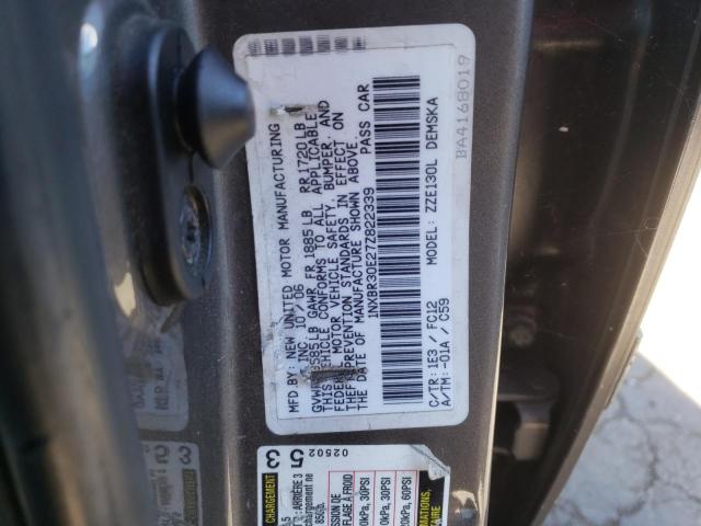 Photo 10 from auction – 2007 TOYOTA COROLLA CE with VIN 1NXBR30E27Z822339