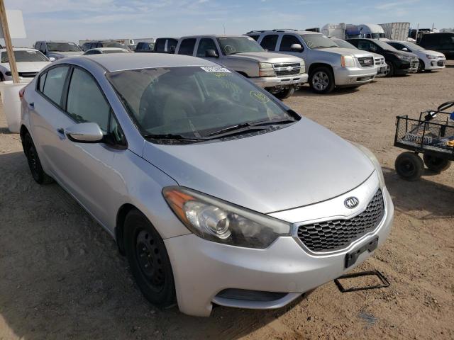 KIA FORTE LX 2015 with VIN KNAFX4A68F5346533 - Photo from auction