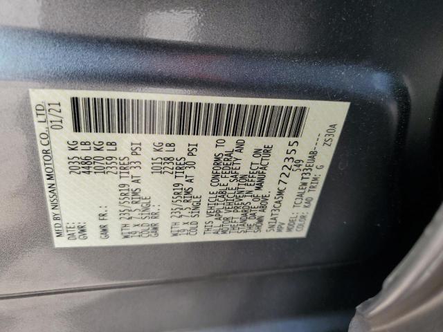 Photo 10 from auction – 2021 NISSAN ROGUE SL with VIN 5N1AT3CA5MC722355