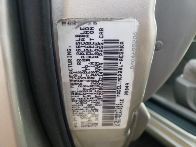 Photo 10 from auction – 2001 TOYOTA AVALON XL with VIN 4T1BF28B31U156502