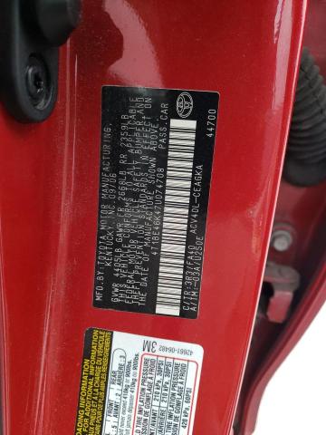 Photo 10 from auction – 2007 TOYOTA CAMRY CE with VIN 4T1BE46K47U074708