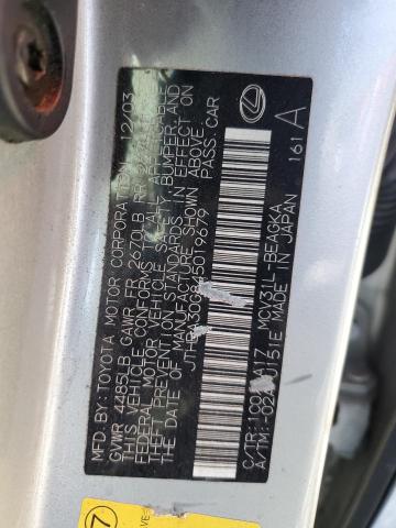 Photo 10 from auction – 2004 LEXUS ES 330 with VIN JTHBA30G845019679