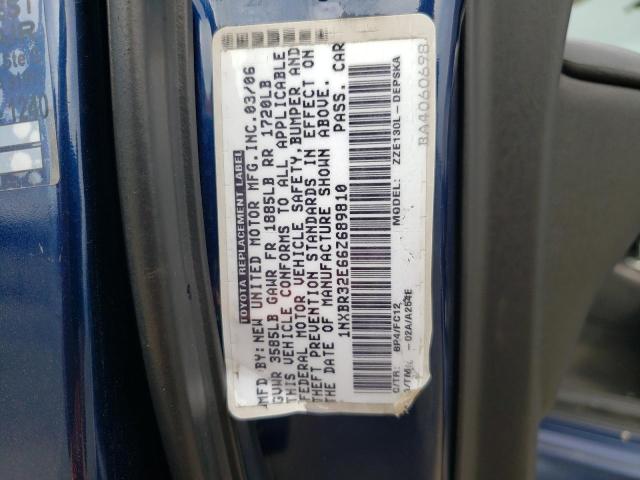Photo 10 from auction – 2006 TOYOTA COROLLA CE with VIN 1NXBR32E66Z689810