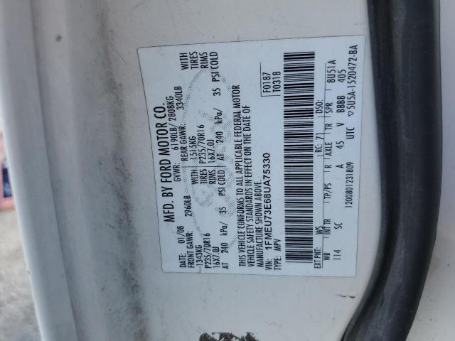 Photo 10 from auction – 2008 FORD EXPLORER with VIN 1FMEU73E68UA75330