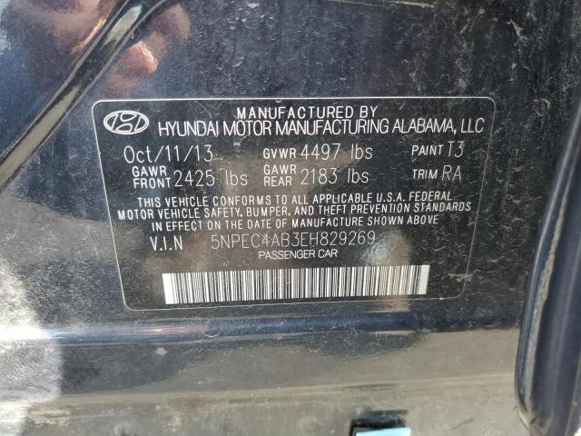 Photo 10 from auction – 2014 HYUNDAI SONATA SE with VIN 5NPEC4AB3EH829269