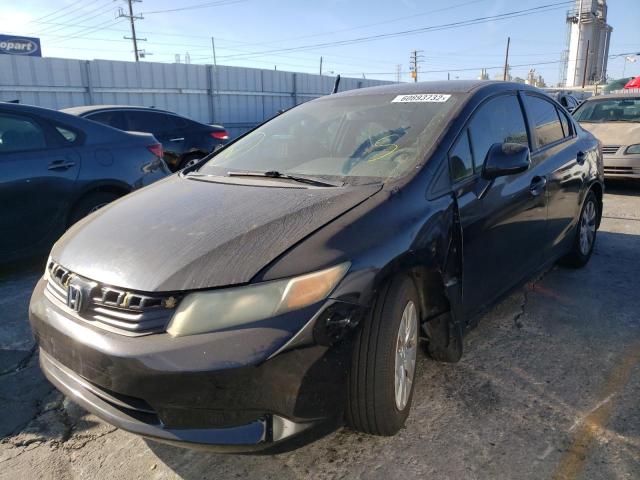 Photo 2 from auction – 2012 HONDA CIVIC LX with VIN 19XFB2F51CE356410
