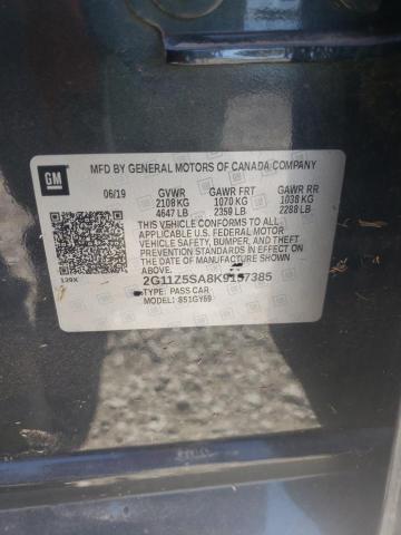 Photo 10 from auction – 2019 CHEVROLET IMPALA LT with VIN 2G11Z5SA8K9157385