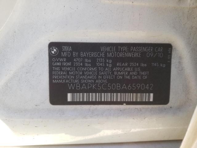 Photo 10 from auction – 2011 BMW 328 XI SUL with VIN WBAPK5C50BA659042