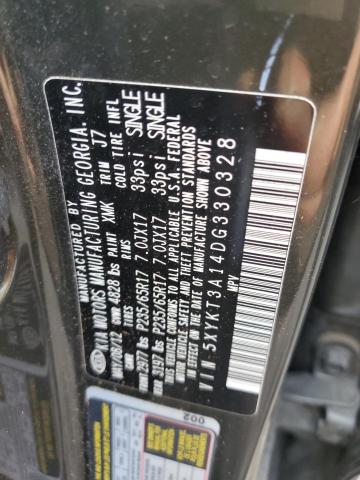 Photo 10 from auction – 2013 KIA SORENTO LX with VIN 5XYKT3A14DG330328