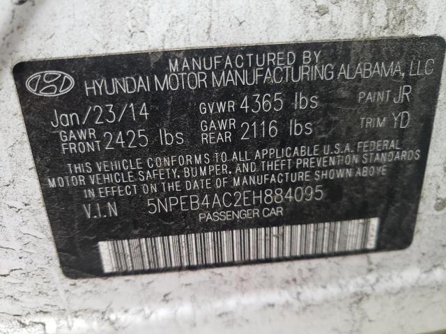 Photo 10 from auction – 2014 HYUNDAI SONATA GLS with VIN 5NPEB4AC2EH884095