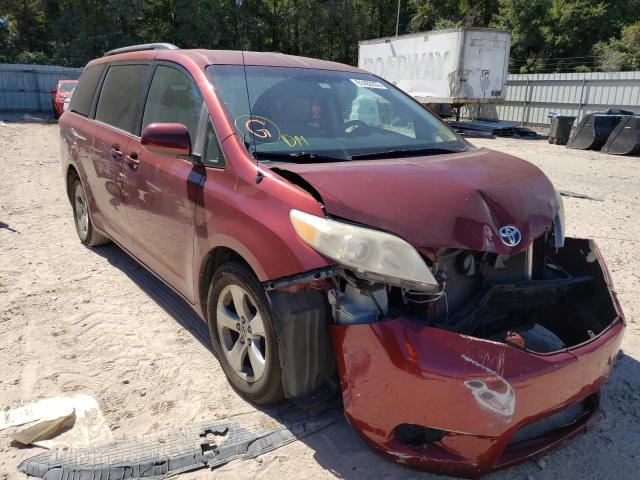 TOYOTA SIENNA LE 2012 with VIN 5TDKK3DC6CS255732 - Photo from auction