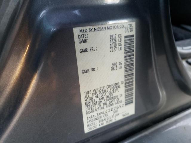 Photo 10 from auction – 2018 NISSAN ALTIMA 2.5 with VIN 1N4AL3AP4JC207652