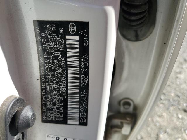 Photo 10 from auction – 2010 TOYOTA PRIUS with VIN JTDKN3DU7A5019318