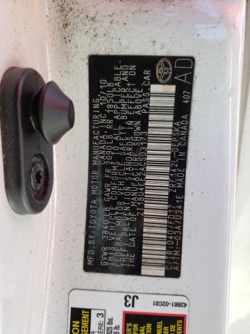 Photo 10 from auction – 2010 TOYOTA COROLLA BA with VIN 2T1BU4EE2AC503173