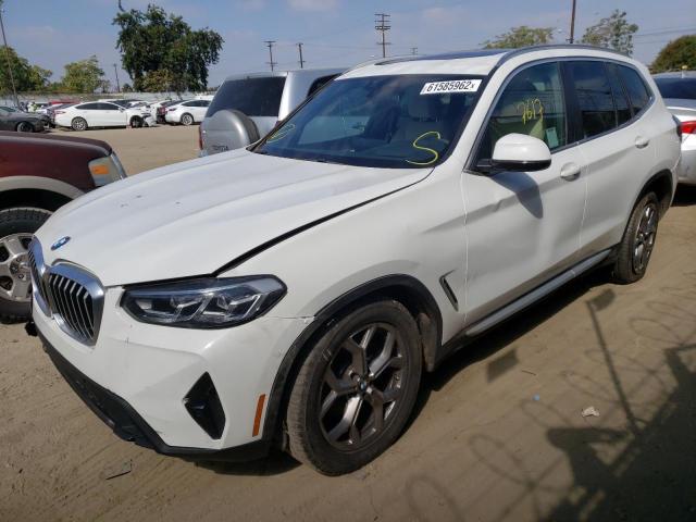 Photo 2 from auction – 2022 BMW X3 SDRIVE3 with VIN 5UX43DP09N9J07409