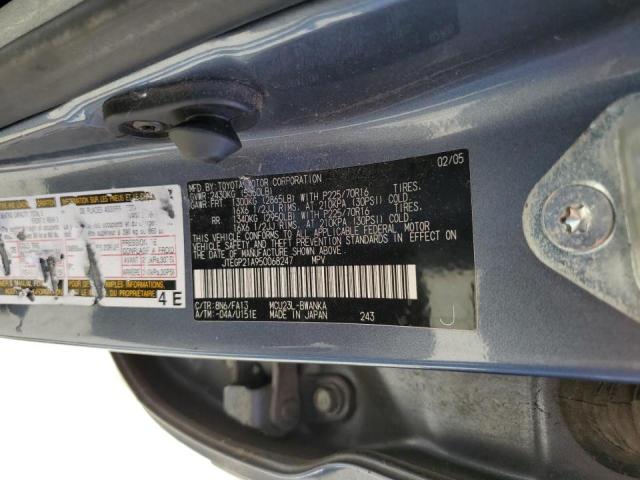 Photo 10 from auction – 2005 TOYOTA HIGHLANDER with VIN JTEGP21A950068247