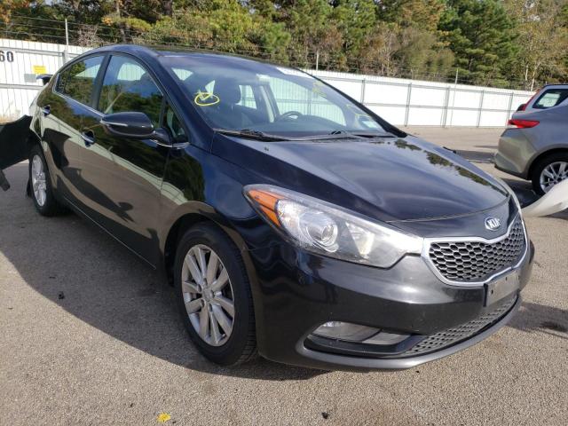 KIA FORTE EX 2014 with VIN KNAFX4A8XE5095241 - Photo from auction