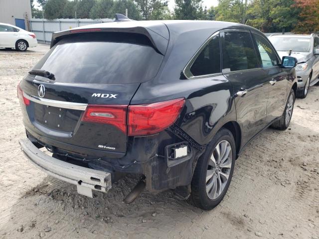 Photo 4 from auction – 2015 ACURA MDX TECHNO with VIN 5FRYD4H42FB009104