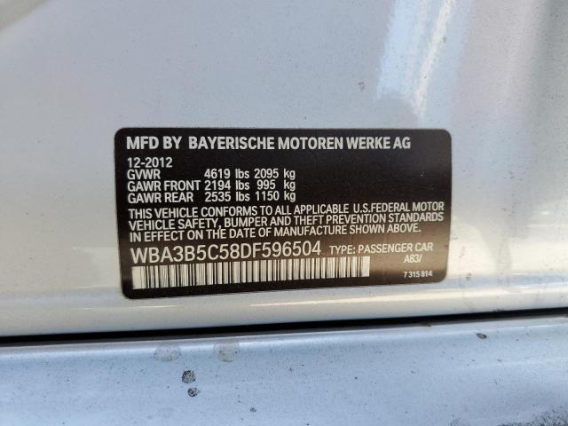 Photo 10 from auction – 2013 BMW 328 XI SUL with VIN WBA3B5C58DF596504