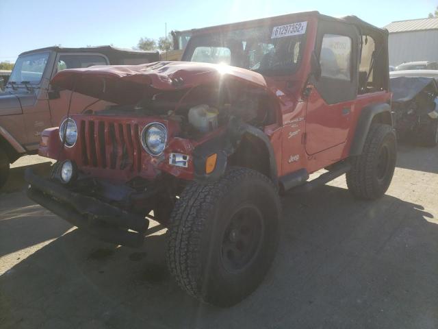 Photo 2 from auction – 2000 JEEP WRANGLER / with VIN 1J4FA49S0YP786169