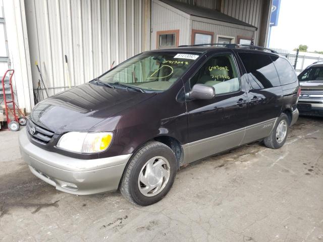 Photo 2 from auction – 2002 TOYOTA SIENNA LE with VIN 4T3ZF13C22U442634