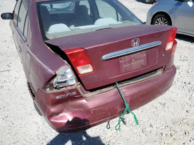 Photo 9 from auction – 2002 HONDA CIVIC EX with VIN 2HGES26732H578917