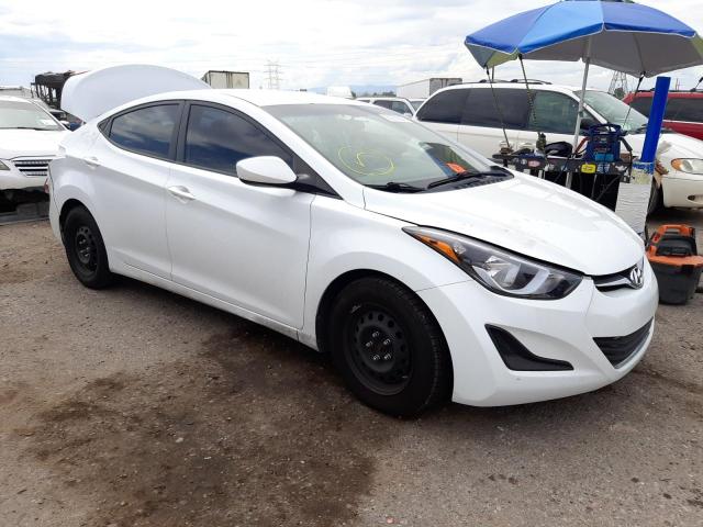 HYUNDAI ELANTRA SE 2016 with VIN 5NPDH4AEXGH752491 - Photo from auction
