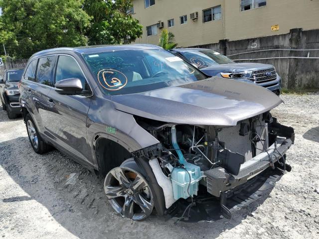 TOYOTA HIGHLANDER 2019 with VIN 5TDYZRFH3KS306703 - Photo from auction