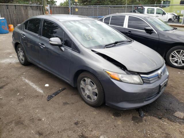 HONDA CIVIC HYBR 2012 with VIN JHMFB4F35CS007434 - Photo from auction