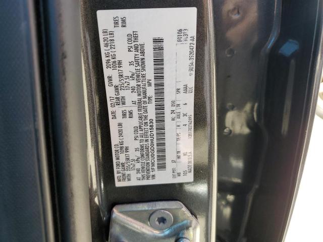 Photo 10 from auction – 2017 FORD ESCAPE SE with VIN 1FMCU0GD0HUD15830
