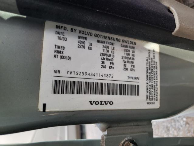 Photo 10 from auction – 2004 VOLVO XC70 with VIN YV1SZ59H341145872