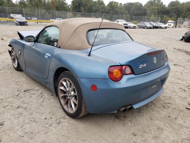 Photo 3 from auction – 2003 BMW Z4 2.5 with VIN 4USBT33433LR60345