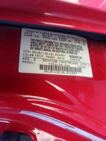 Photo 10 from auction – 2008 NISSAN VERSA S with VIN 3N1BC13E18L355287