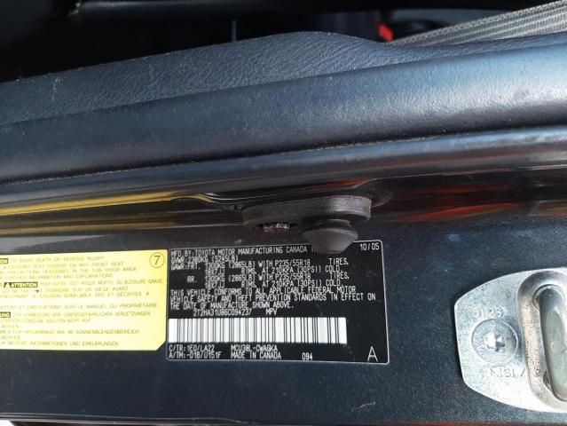 Photo 10 from auction – 2006 LEXUS RX 330 with VIN 2T2HA31U86C094237