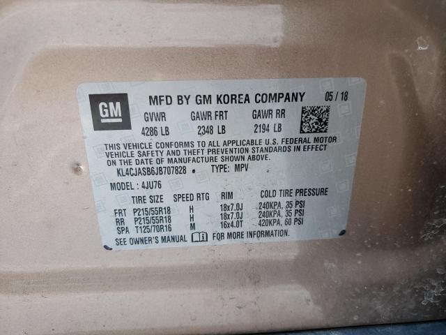 Photo 10 from auction – 2018 BUICK ENCORE PRE with VIN KL4CJASB6JB707828