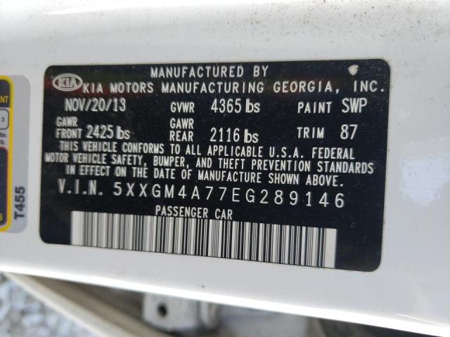 Photo 10 from auction – 2014 KIA OPTIMA LX with VIN 5XXGM4A77EG289146