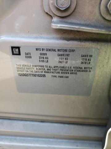 Photo 10 from auction – 2009 CADILLAC CTS with VIN 1G6DG577790162205